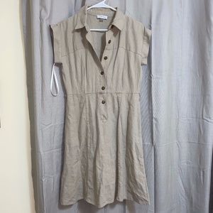 Calvin Klein Khaki Utility Dress